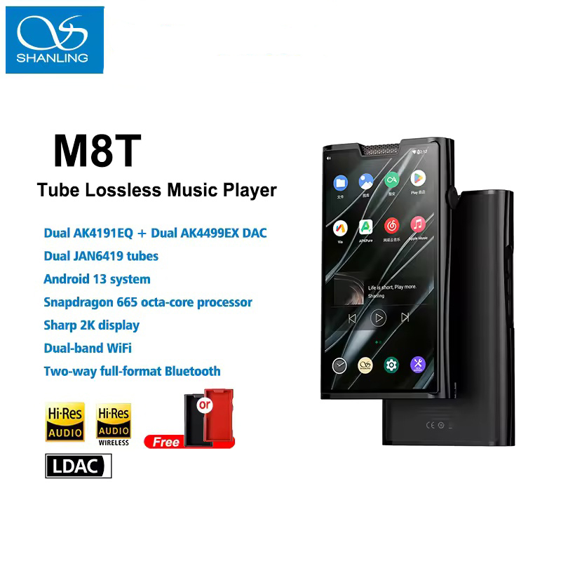 Mp3 Audio Music Youtube - เครื่องเล่นเพลงพกพา SHANLING M8T รุ่นเรือธง ระบบแอนดรอยด์ แบบหลอดสุญญากาศ