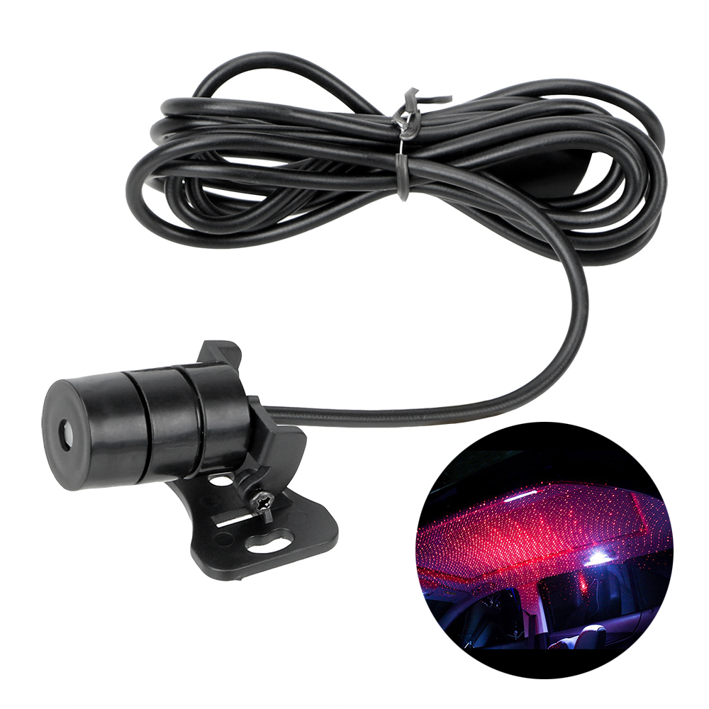 Audio Music Light - ไฟโปรเจคเตอร์ลายดาวบนหลังคารถยนต์ ไฟตกแต่งภายในรถยนต์ ไฟสปอตไลท์ดีเจ พร้อมเสียงเพลง ไฟตกแต่งภายใน