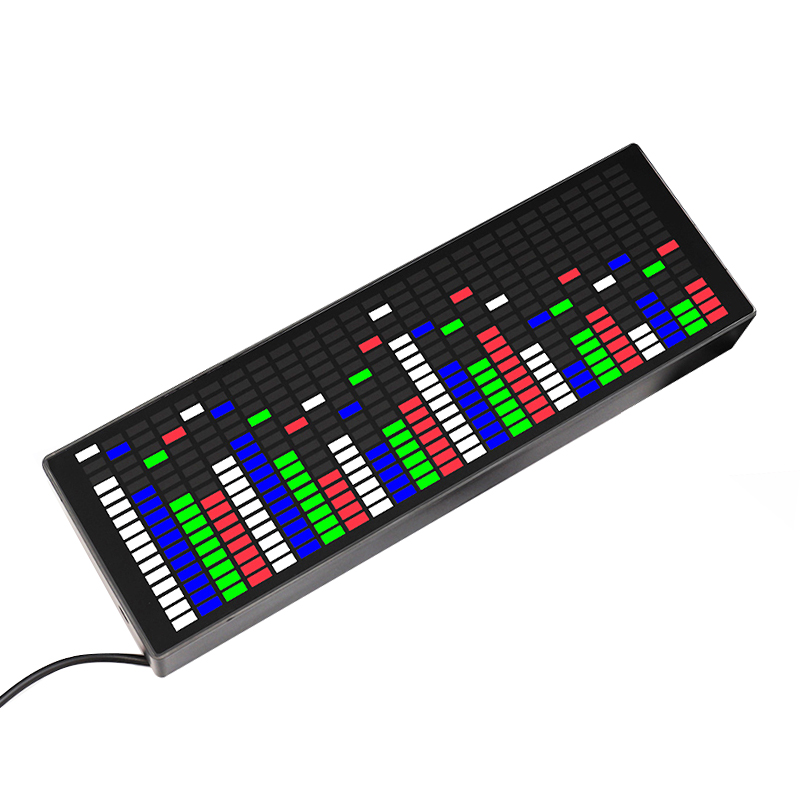 Audio Music Light - เสียงเปิดใช้งาน LED สเปกตรัมเพลงจังหวะแสงสีสัน 1624 RGB Voice