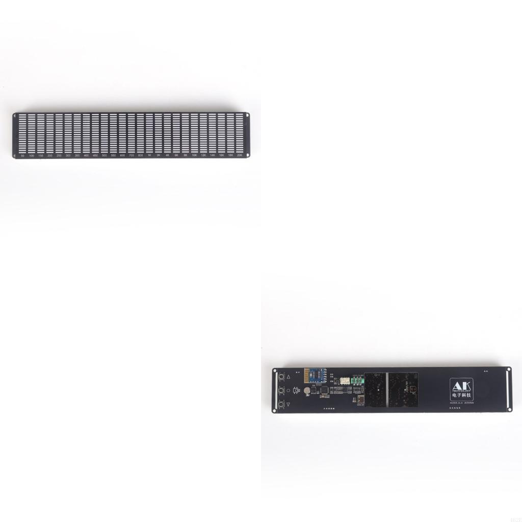 Audio Music Light - 462E DIY สเปกตรัมเพลงบอร์ดนาฬิกาหน้าต่าง,ยาว LED แผง, wireless