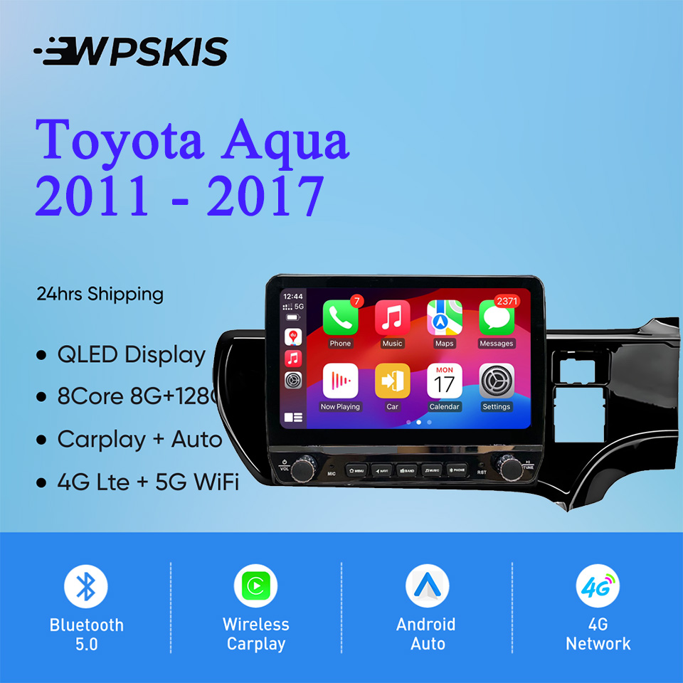 Audio Music Network - Android 14 8G RamรถAutoradio GPSนําทางเทปสําหรับAqua 2011