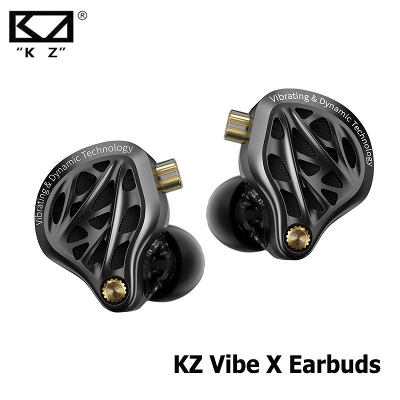 Audio Vibes Music - KZ NEW Vibe X หูฟังแบบสั่นสะเทือนความถี่ต่ำ HiFi