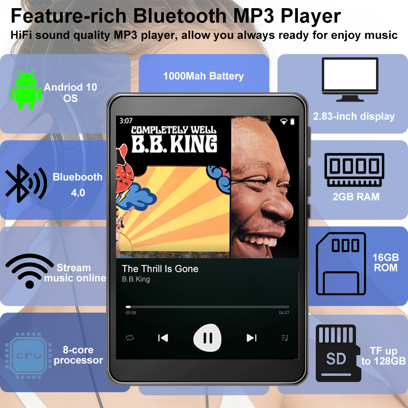 Audio Music Download Free Mp3 - เครื่องเล่น MP3 แบบ WiFi ระบบ Android