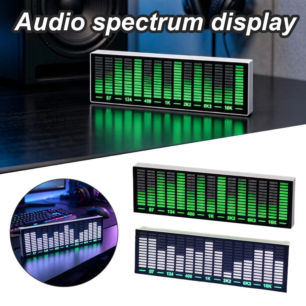 Audio Music Light - โคมไฟแสดงระดับเสียงแบบหลายโหมดควบคุมด้วยเสียง พร้อมฟังก์ชันวิเคราะห์จังหวะดนตรี แสดงสเปกตรัมแสง LED และวัดระดับเสียง VU