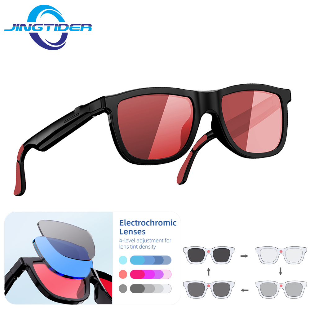 Audio Music Light - แว่นตาอัจฉริยะ G60 Electrochromic ปรับความเข้มแสงได้ 4 ระดับ