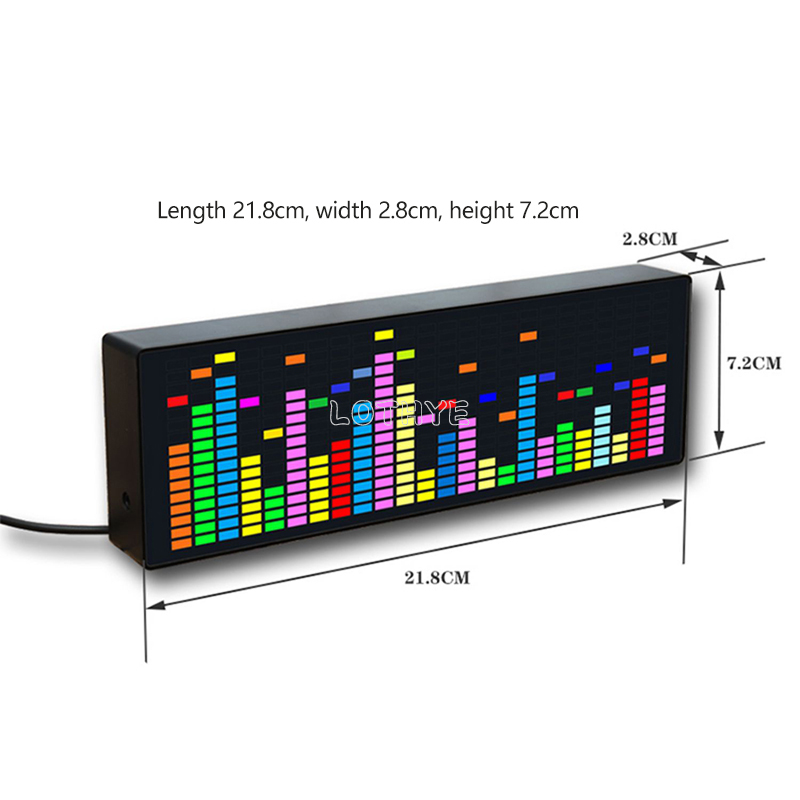 เสียงเปิดใช้งาน LED สเปกตรัมเพ - Audio Music Light บทวิจารณ์และราคา