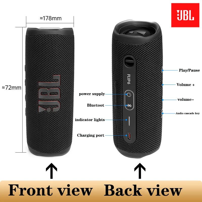 ลำโพงบลูทูธ JBL Flip 6 ของแท้, - Jbl Speaker Flip 6 บทวิจารณ์และราคา