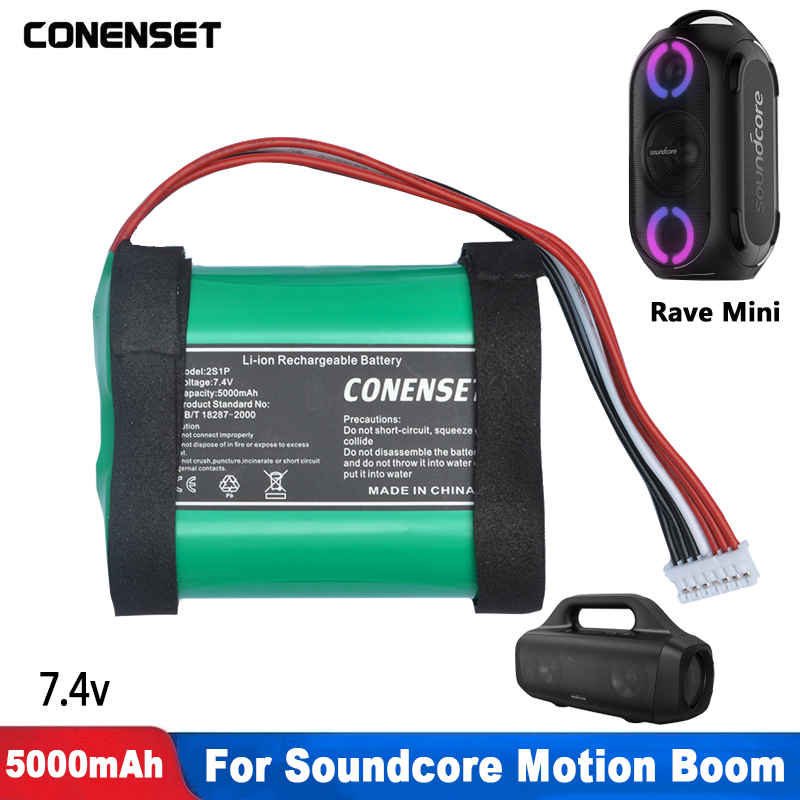 5000mAh PA23 7.4V แบตเตอรี่สํา - Anker Speaker Soundcore Mini บทวิจารณ์และราคา