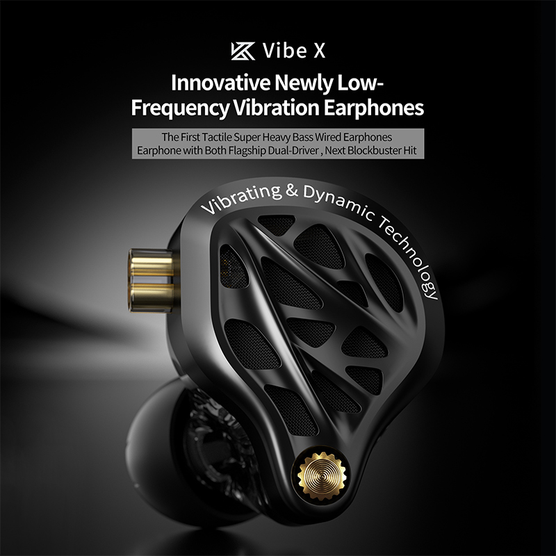 KZ NEW Vibe X หูฟังแบบสั่นสะเท - Audio Vibes Music บทวิจารณ์และราคา