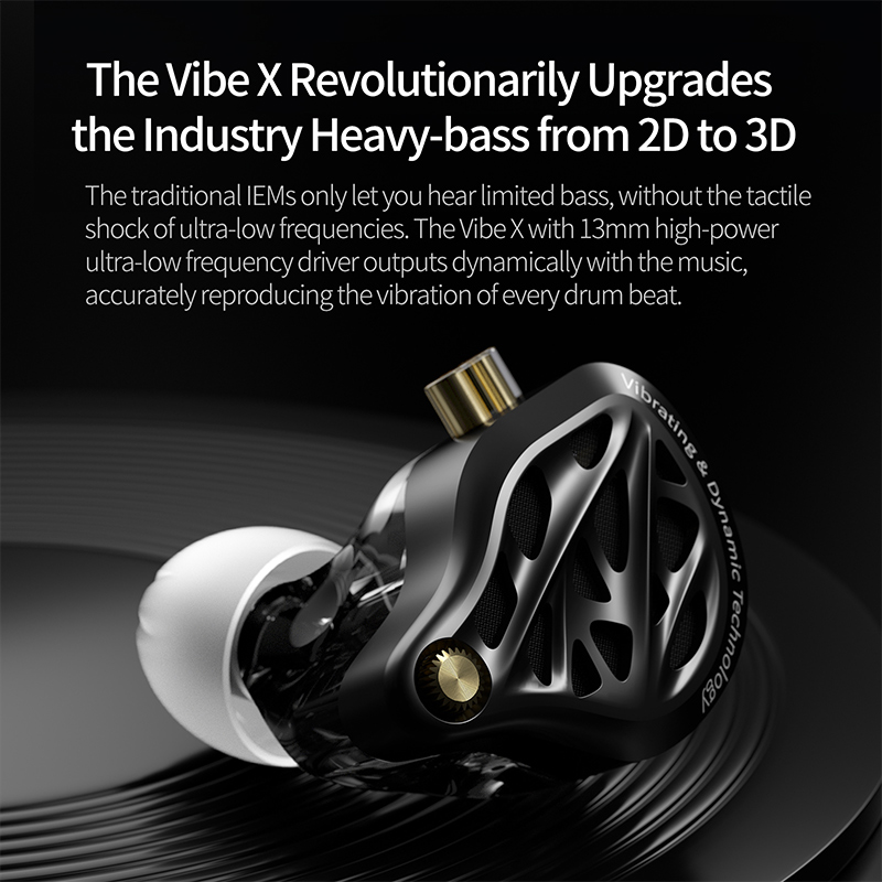 หูฟังแบบมีสาย KZ Vibe X เสียงเ - Audio Vibes Music บทวิจารณ์และราคา