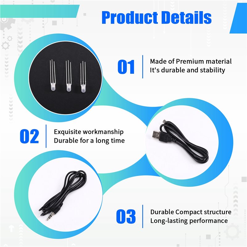 ไฟแสดงระดับเสียง LED แบบ DIY ร - Audio Music Light บทวิจารณ์และราคา